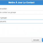 Mettre à jour détails