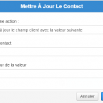 Mettre à jour champs contact