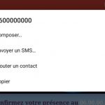 Campagne Emailing lien numéro téléphone