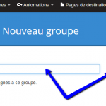 Nouveau groupe ActiveTrail