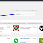 Tableau de bord WordPress
