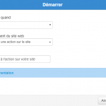 Automation trigger action utilisateur