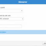 Automation trigger site web
