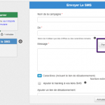 SMS Personnalisation