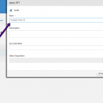 Création Jeton d'Accès Contact Form 7