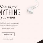 Pop-up de sortie du site Web de Marie Forleo