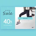 Pop-up destiné à la vente Nike