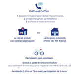 bonhomme de bois option de livraison