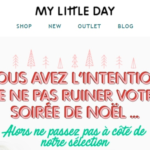 Exemple emailing de Noël avec un discours simple