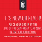 Exemple emailing réception avant Noël