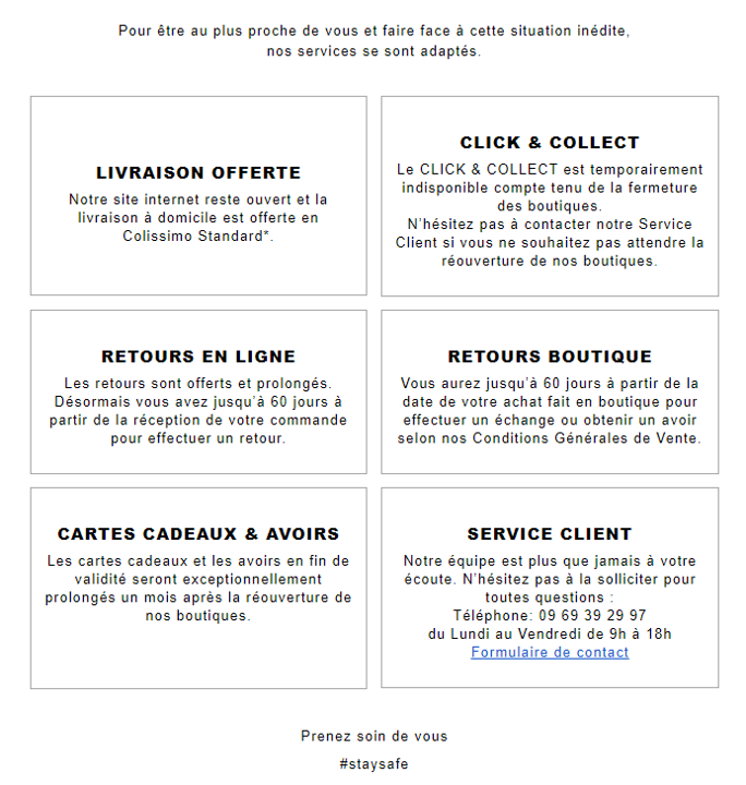 comptoir des cotonniers - transparence