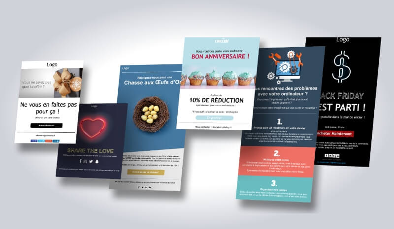 exemples d'emailing et de newsletter