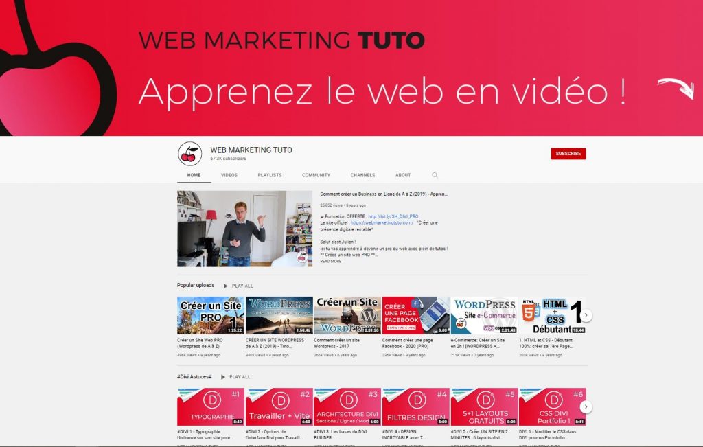 webmarketing tuto