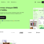 Page d'accueil de Brevo presentant sa plateforme marketing multicanale